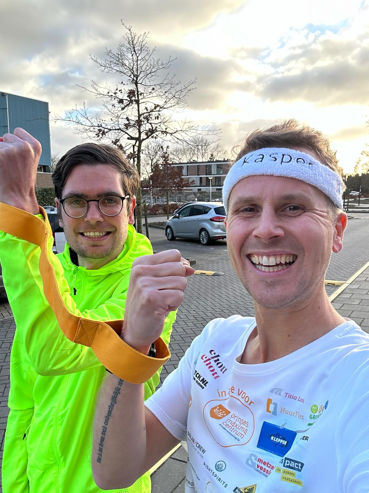 Oefenrondje met de Sponsorloper