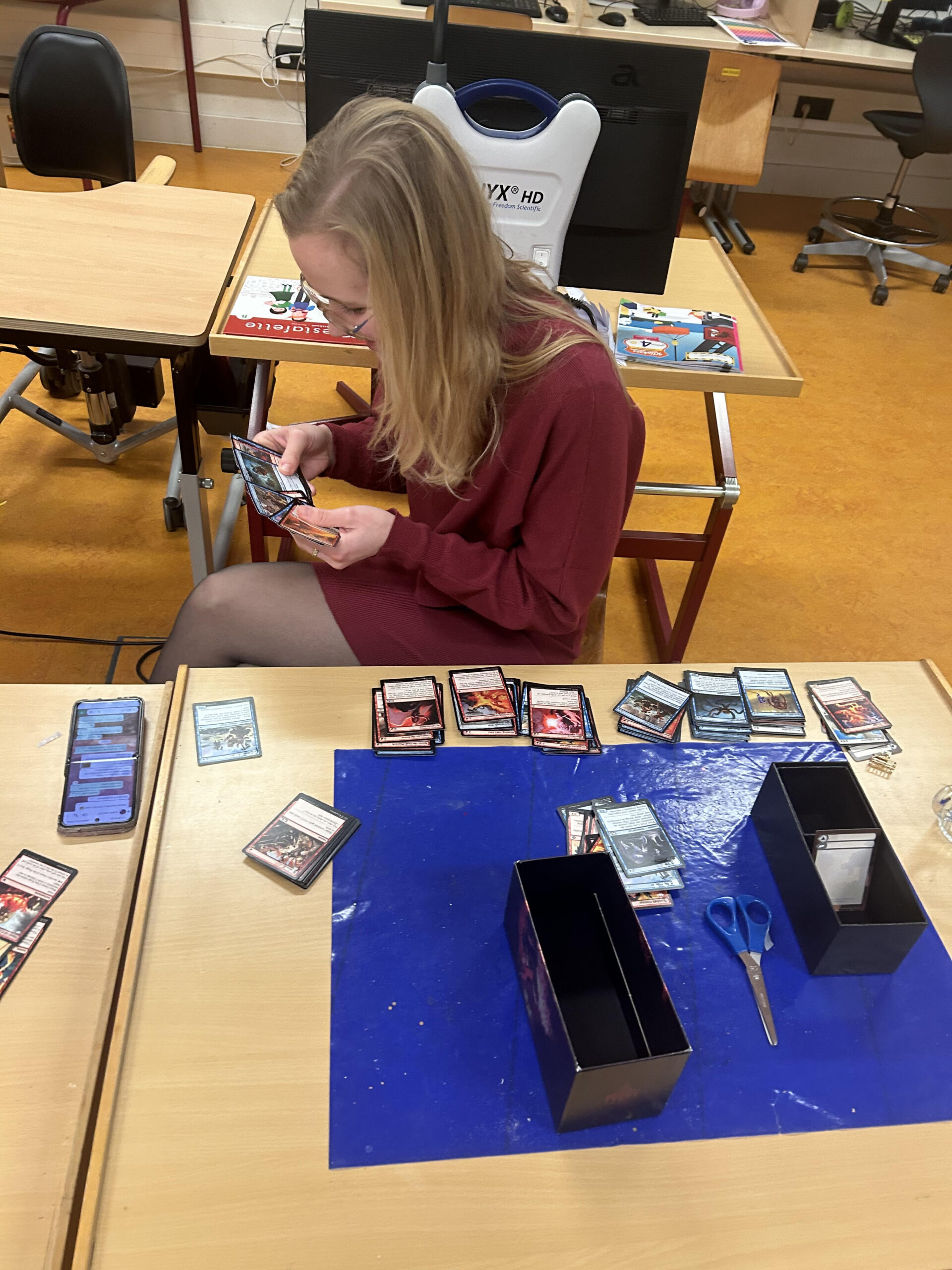 Magic: The Gathering toegankelijk maken voor een braillegebruiker
